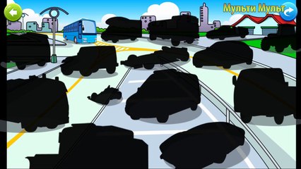 Cars and Trucks for kids - Police car, the bus, Ambulance - Street Vehicles - Learning Street