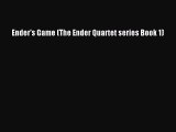 [PDF Download] Ender's Game (The Ender Quartet series Book 1) [PDF] Full Ebook