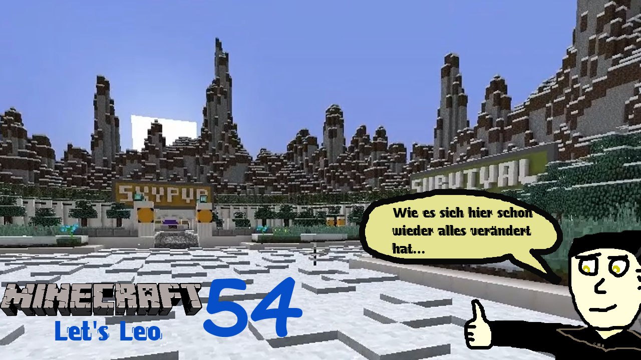 Minecraft Let's Leo 54: Zeigerunde des fertigen Servers (Feat. Prenzel & LuckyCrafterHD)