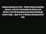 [PDF Download] Homeschooling for Girls - Winter Homeschooling Journal - Eclectic Curriculum