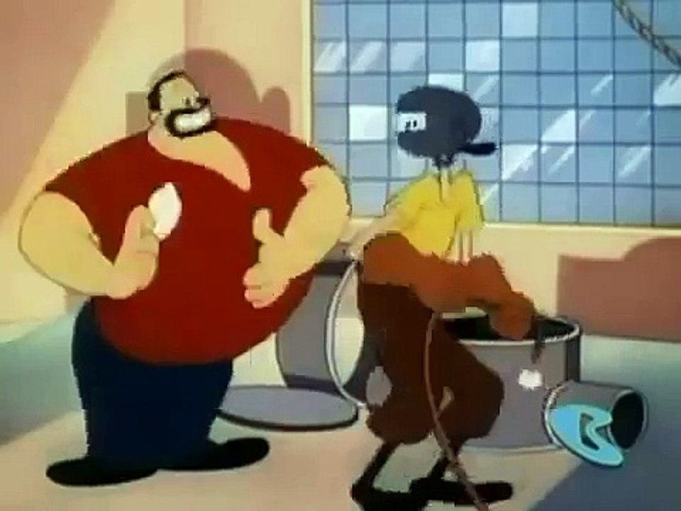 Old school Cartoons Popeye Mess Production