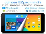 Intel Quad Core Dual Boot Windows 8.1 Android 4.4 tablet pc 7 inch IPS screen RAM 1GB ROM 32GB game computer Jumper EZpad mini2s-in Tablet PCs from Computer