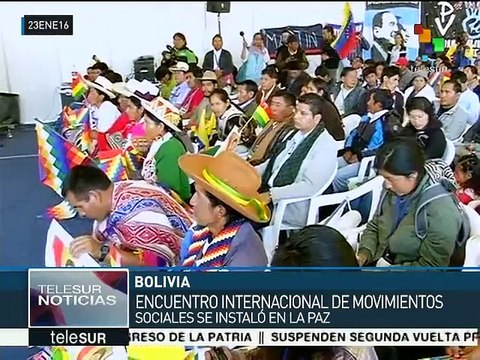 Bolivia: movimientos sociales llaman a la defensa de la Patria Grande