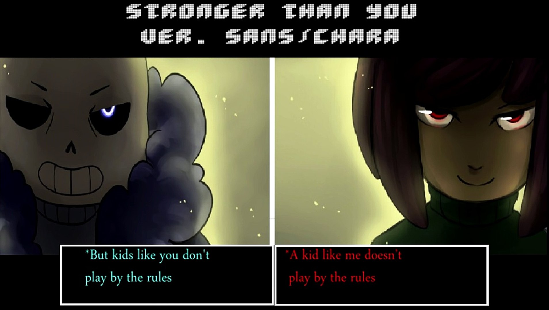 Stronger Than You Parody Chara