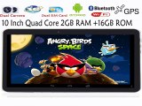 10 Inch Quad core Android4.4 Tablets pc 2GB 16GB 1024*600 LCD   Bluetooth FM 2 SIM Card Phone Call  Smart Tab Pad-in Tablet PCs from Computer