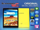 Original Lenovo Tablet PC S8 50 WiFi 8 1920 x1200 IPS FHD  Atom Z3745  Quad Core 2GB 16GB  Android 4.4 1.6MP 8MP Flash-in Tablet PCs from Computer