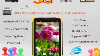 Strong New Design 7 inch Tablet Pc 1GB  8GB 2 SIM Card 2G 3G Phone call Dual Core Support USB 2.0 7 8 9 10 inch android tablet-in Tablet PCs from Computer
