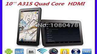 DHL Free shipping 10 inch tablet pc  AllWinner A31S Quad core Android 4.4.2 Bluetooth HDMI 1G RAM16GB Dual Camera-in Tablet PCs from Computer