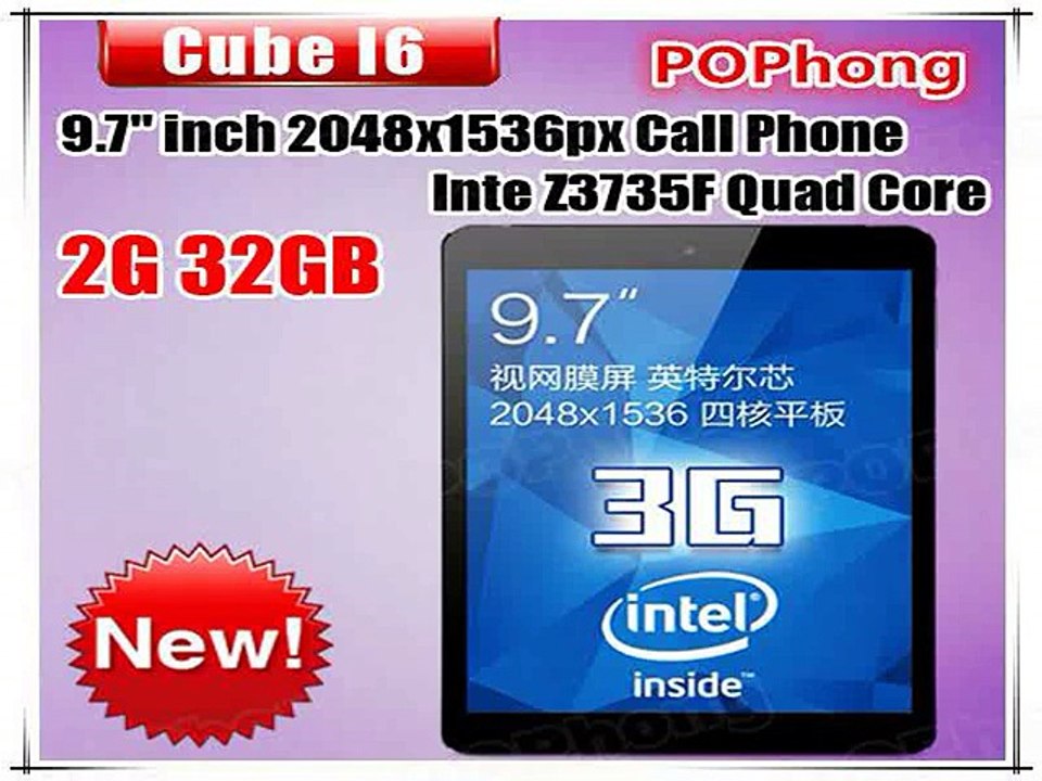 F Original Cube I6 3G Tablet PC 2GB/32GB 9.7'-'- 2048 x 1536 FHD Android 4.4 Z3735F Quad Core GPS Bluetooth WiFi-in Tablet PCs from Computer