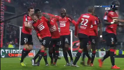 Grosicki Goal - Rennes 1-0 GFC Ajaccio - 22-01-2016