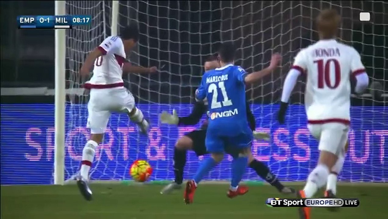 Empoli 2-2 AC Milan - 23.1.2016
