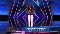 Samantha Johnson - (You Make Me Feel like) A Natural Woman - Americas Got Talent - June 30, 2015