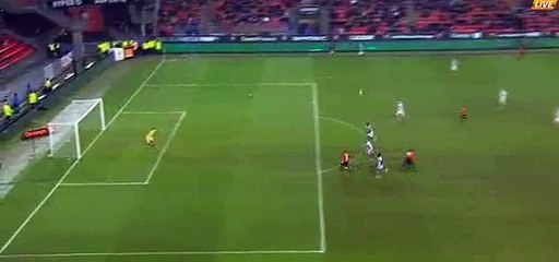 Kamil Grosicki Goal - Rennes 1 - 0 GFC Ajaccio - 22-01-2016