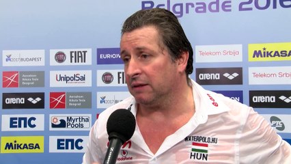 Interviews after Hungary won by 9:7 against Netherlands – Women Gold Medal Match, Belgrade 2016 European Championships