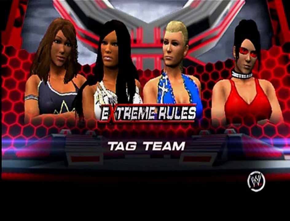 Divas Universe Mode: Sasha Banks & Cameron Vs Michelle McCool & Alissa Flash