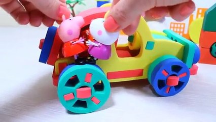 Peppa Pig Play Doh Flowers Creations Playdough Toys Bicycles