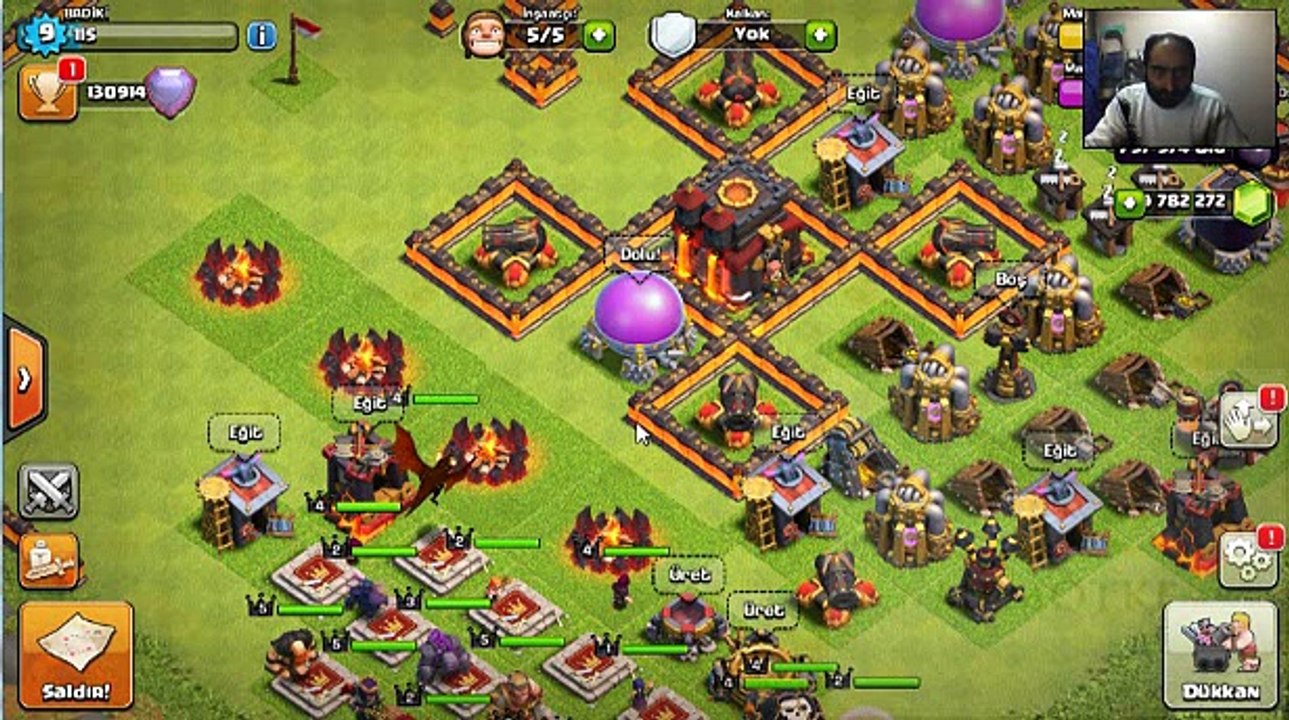 clas of clans atak deneme