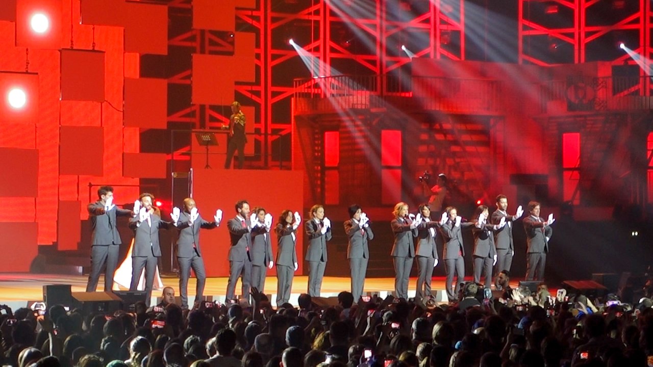 Les Enfoirés 2016 - Jour 1 (Liane Foly, Lorie, Michèle Laroque, Claire Keim) @ AccorHotels Arena, Paris, 2016