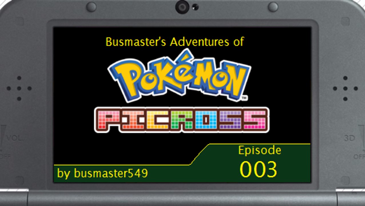 I give up! (POKEMON PICROSS FRIDAYS Episode 003) (SERIES CANCELLED)
