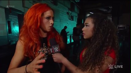 JoJo interviewing Becky Lynch: 01/11/16