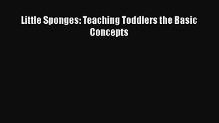 [PDF Download] Little Sponges: Teaching Toddlers the Basic Concepts [PDF] Full Ebook