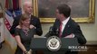Joe Biden Puts His Hands on Ash Carters Wife