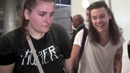 Fan in Tränen, nachdem der Selfie mit Harry Styles nichts wurde