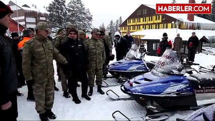 Ilgaz Kayak Merkezi'nde Arama Kurtarma Tatbikatı
