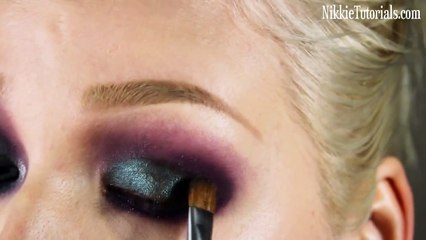 Colored Goth Makeup Look