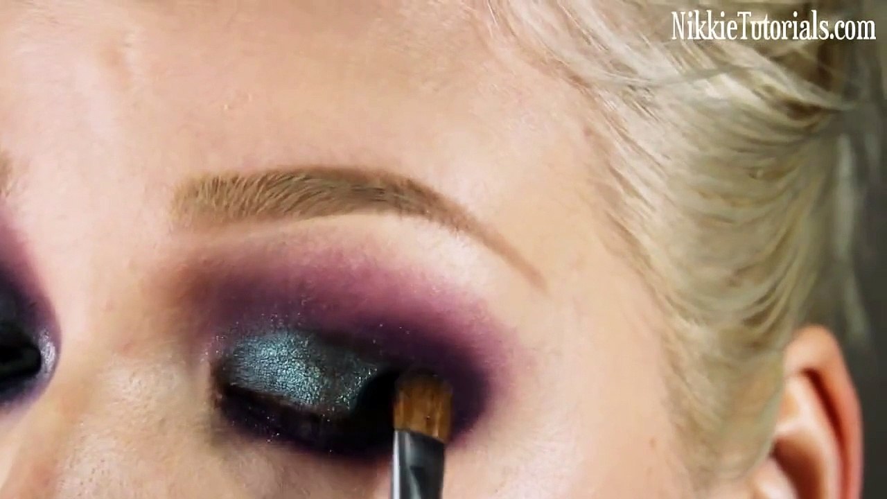Colored Goth Makeup Look