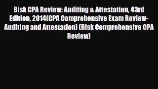 [PDF Download] Bisk CPA Review: Auditing & Attestation 43rd Edition 2014(CPA Comprehensive