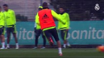 Don't miss these great strikes that Cristiano Ronaldo and Karim Benzema scored in training!