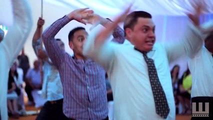 Düğünde yapılan manyakça 'Haka Dansı'