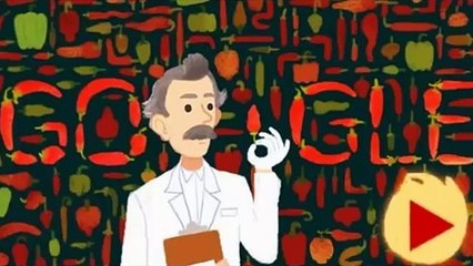 Wilbur Scoville Google Doodle,Wilbur Scoville’s 151st Birthday