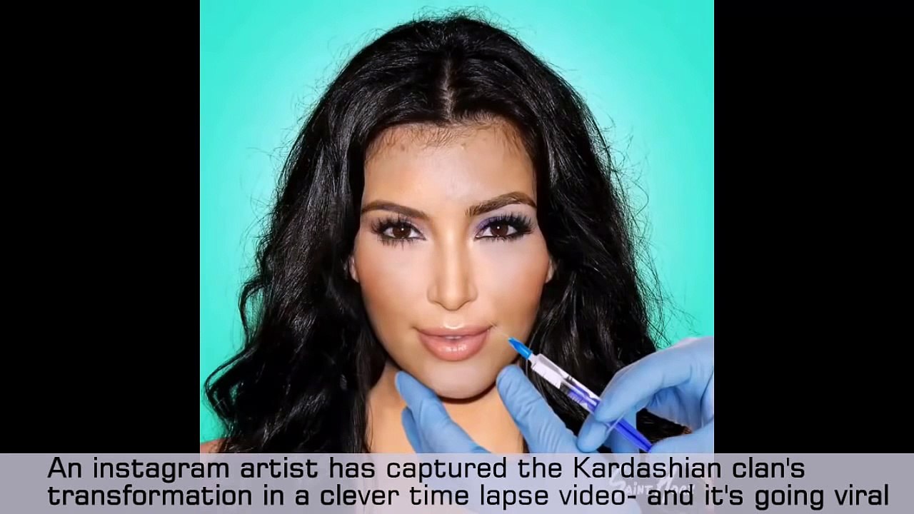 Kylie Jenner and Kim Kardashian’s Transformation Surgery In Time Lapse