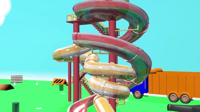 Retroexcavadora, camión, grúa, tren : Truck City compilación de camión de construcciones