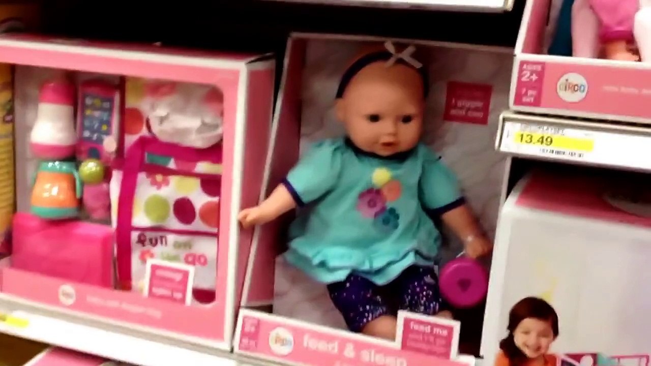 アメリカのお店☆赤ちゃんの人形☆種類が多い☆ぽぽちゃんやメルちゃんみたいな人形☆baby☆doll☆Cute☆Toy☆shop