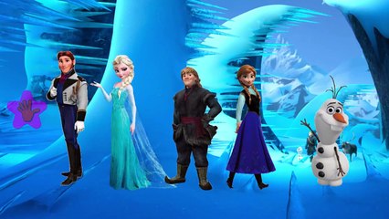 Frozen Finger Family | Favorite song | Nursery Rhymes | Ballon