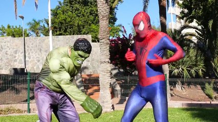 Spiderman vs Hulk vs Frozen Elsa - Spiderman fall in Love - Real Life Superheroes Movie