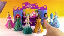 Disney Princess Magic Clip Dolls Shop at Polly Pocket Botique! Disney Frozen Elsa & Friends Purses!