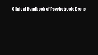 [PDF Download] Clinical Handbook of Psychotropic Drugs [PDF] Full Ebook