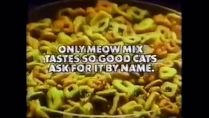 Meow Mix Commercial History (1974-Present)