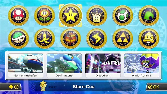 Nintendo Wii-U Mario Kart 8 [HD Video] Star Cup - Stern Cup 150ccm High Quality Gamingstream Lets´s Play Mario Kart 8