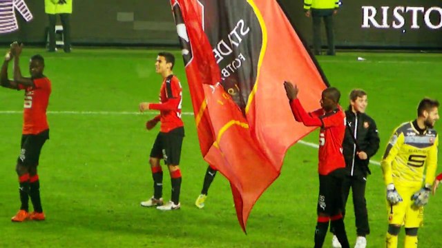 22/01/16 : SRFC-GFCA : clapping de victoire