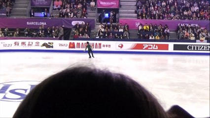 Shoma Uno (JPN). FP. Final Gran Prix 2015-2016 Barcelona. Live