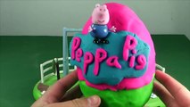 Play Doh Peppa Pig Giant Surprise Eggs, Свинка Пеппа