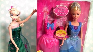 Magiclip Princess Cinderella Fashion Dress Barbie Size Doll Mix and Match Disney Frozen Fe
