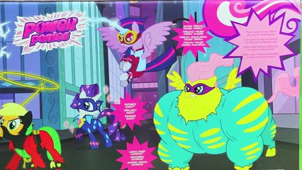 My Little Pony Power Ponies Superheros Full Set Toy Review. DisneyToysFan.