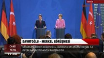 DAVUTOĞLU-MERKEL BERLİN'DE ORTAK BASIN TOPLANTISI DÜZENLEDİ-22.01.2016