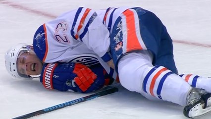 Matt Hendricks Blocks POWERFUL Snapshot with His Crotch